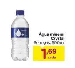 Carrefour Água mineral Crystal Sem gás, oferta