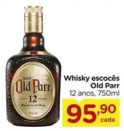 Carrefour Whisky escocês Old Parr 12 anos, oferta