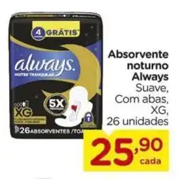Carrefour Absorvente noturno Always oferta