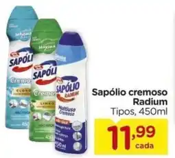 Carrefour Sapólio cremoso Radium Tipos, oferta