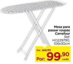 Carrefour Mesa para passar roupas Carrefour oferta