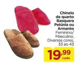 Carrefour Chinelo de quarto Basquera Petúnia ou Armento oferta
