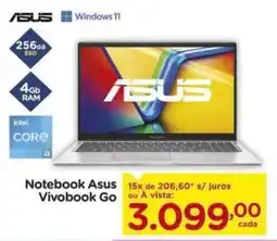Carrefour Notebook Asus Vivobook Go oferta