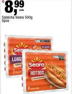 Frangolândia Salsicha Seara tipos oferta