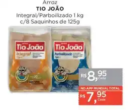 Supermercados Mundial Arroz Tio João oferta