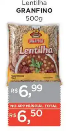 Supermercados Mundial Lentilha GRANFINO oferta