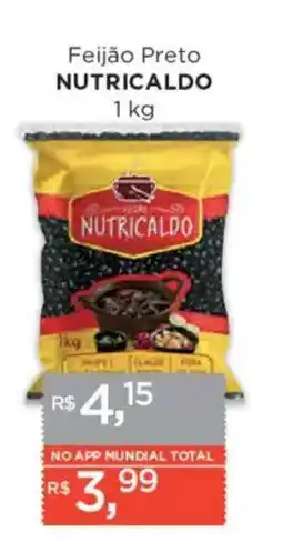 Supermercados Mundial Feijão Preto NUTRICALDO oferta