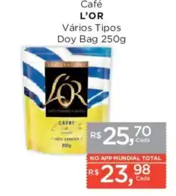 Supermercados Mundial Café L'OR Vários Tipos Doy Bag oferta