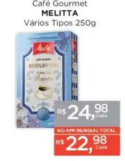 Supermercados Mundial Café Gourmet MELITTA Vários Tipos oferta