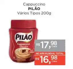 Supermercados Mundial Cappuccino PILÃO Vários Tipos oferta