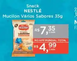 Supermercados Mundial Snack NESTLÉ Mucilon Vários Sabores oferta