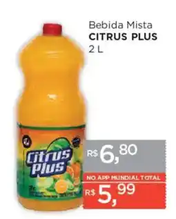Supermercados Mundial Bebida Mista CITRUS PLUS oferta