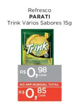 Supermercados Mundial Refresco PARATI Trink Vários Sabores oferta