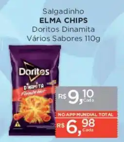 Supermercados Mundial Salgadinho ELMA CHIPS Doritos Dinamita oferta