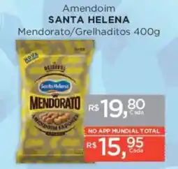 Supermercados Mundial Amendoim SANTA HELENA oferta