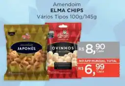 Supermercados Mundial Amendoim ELMA CHIPS oferta