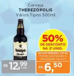 Supermercados Mundial Cerveja THEREZÓPOLIS oferta