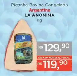 Supermercados Mundial Picanha Bovina Congelada Argentina LA ANONIMA oferta