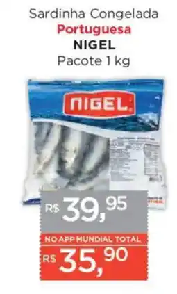 Supermercados Mundial Sardinha Congelada Portuguesa NIGEL Pacote oferta