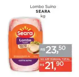 Supermercados Mundial Lombo Suíno SEARA oferta