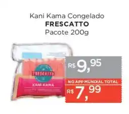 Supermercados Mundial Kani Kama Congelado FRESCATTO Pacote oferta