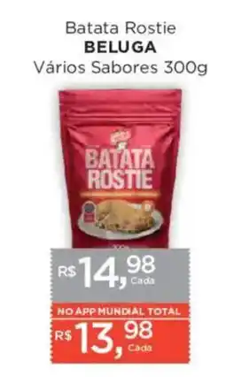 Supermercados Mundial Batata Rostie BELUGA Vários Sabores oferta