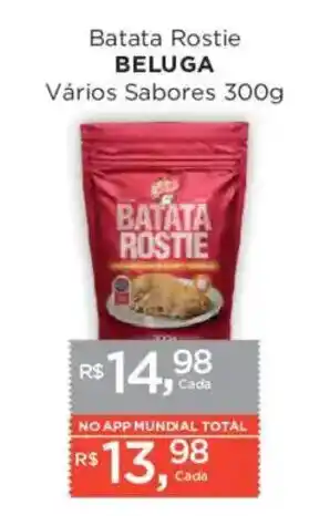 Supermercados Mundial Batata Rostie BELUGA Vários Sabores oferta