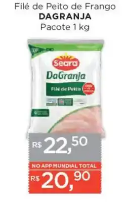 Supermercados Mundial Filé de Peito de Frango DAGRANJA Pacote oferta