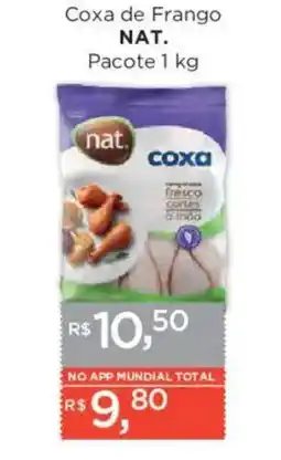 Supermercados Mundial Coxa de Frango NAT. Pacote oferta