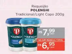 Supermercados Mundial Requeijão POLENGHI oferta
