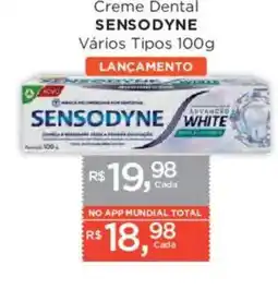 Supermercados Mundial Creme Dental SENSODYNE Vários Tipos oferta