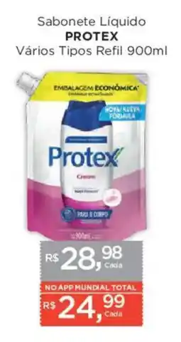 Supermercados Mundial Sabonete Líquido PROTEX Vários Tipos Refil oferta