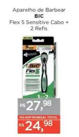 Supermercados Mundial Aparelho de Barbear BIC oferta