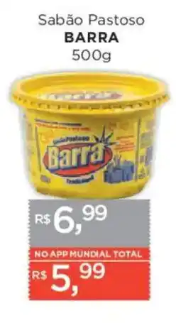 Supermercados Mundial Sabão Pastoso BARRA oferta