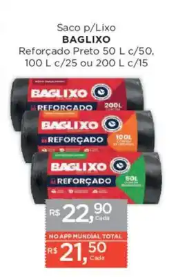 Supermercados Mundial Saco p/Lixo BAGLIXO oferta