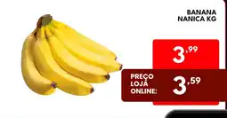 Rede Plus Supermercados Banana nanica oferta