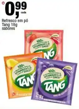 Frangolândia Refresco em pó Tang sabores oferta