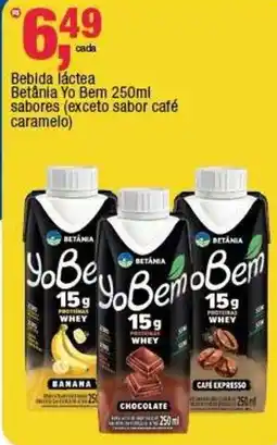 Frangolândia Bebida láctea Betânia Yo Bem sabores oferta