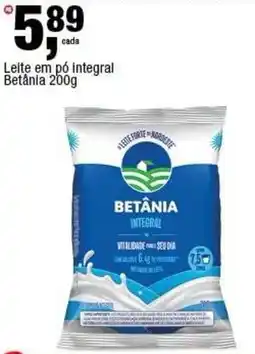 Frangolândia Leite em pó integral Betânia oferta