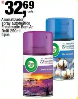 Frangolândia Aromatizador spray automático Freshmatic Bom Ar Refil tipos oferta