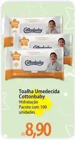 Atacadão Cottonbaby - toalha umedecida oferta