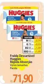 Atacadão Huggies - fralda descartável oferta