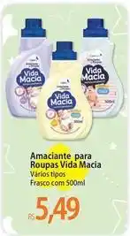 Atacadão Vida macia - amaciante para roupas oferta