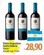 Atacadão Santa helena - vinho argentino oferta