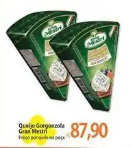 Atacadão Gran mestri - queijo gorgonzola oferta