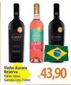 Atacadão Aurora - vinho reserva oferta