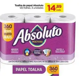 Carrefour Absoluto - toalha de papel oferta