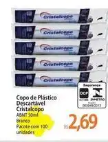 Atacadão Cristalcopo - copo de plastico descartável cristalcopo oferta