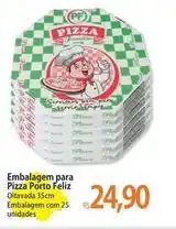 Atacadão Porto - embalagem para pizza feliz oferta