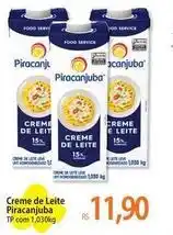 Atacadão Piracanjuba - creme de leite oferta